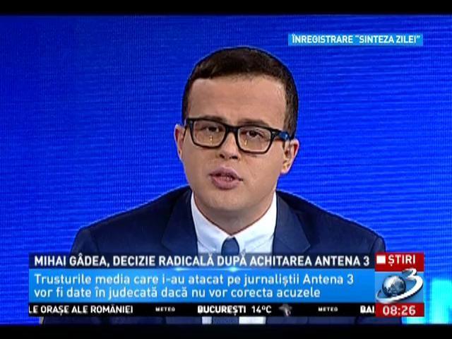 Mihai Gadea Decizie Radicală După Achitarea Antena 3