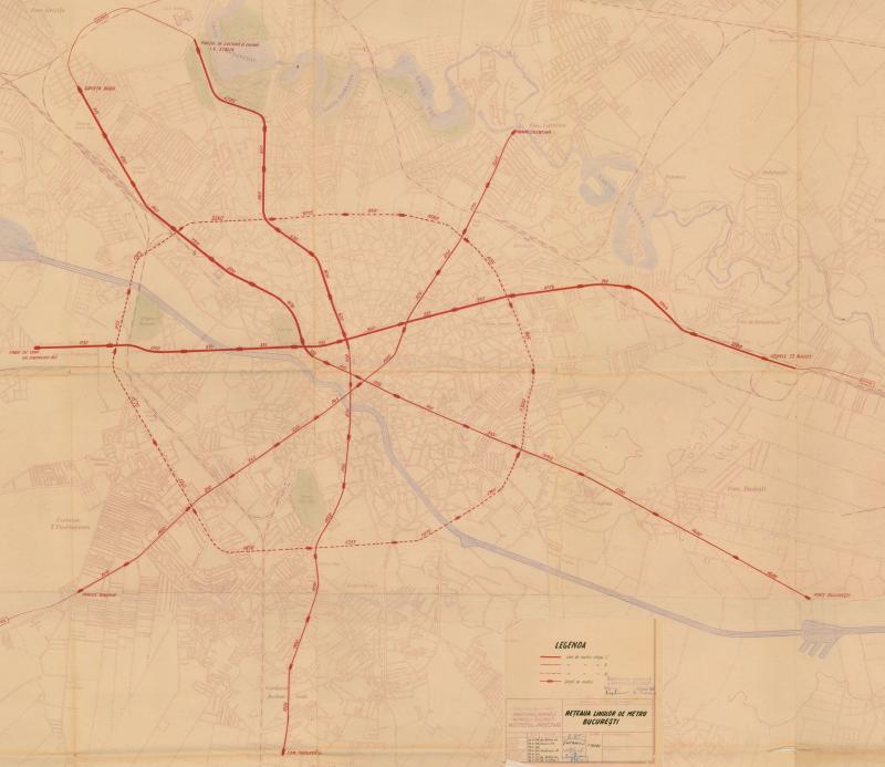 Hartă metrou 1953 vs. hartă metrou 2018. Cum ar fi trebuit să arate traseul subteran al Capitalei