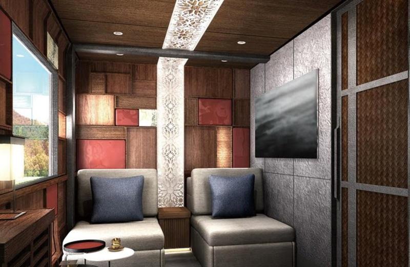 Mersul trenurilor. Cum arată Shiki-Shima, trenul de lux al japonezilor, și care este prețul unei călătorii de vis