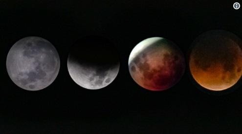 Imagini spectaculoase cu super luna albastră sângerie! Omenirea asistă la un fenomen ce se întâmplă o dată la 150 de ani!