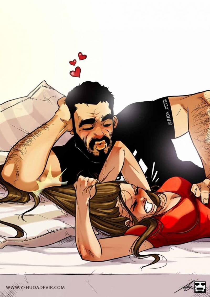 Aceste imagini amuzante descriu perfect viața de cuplu. Așa faceți și voi?