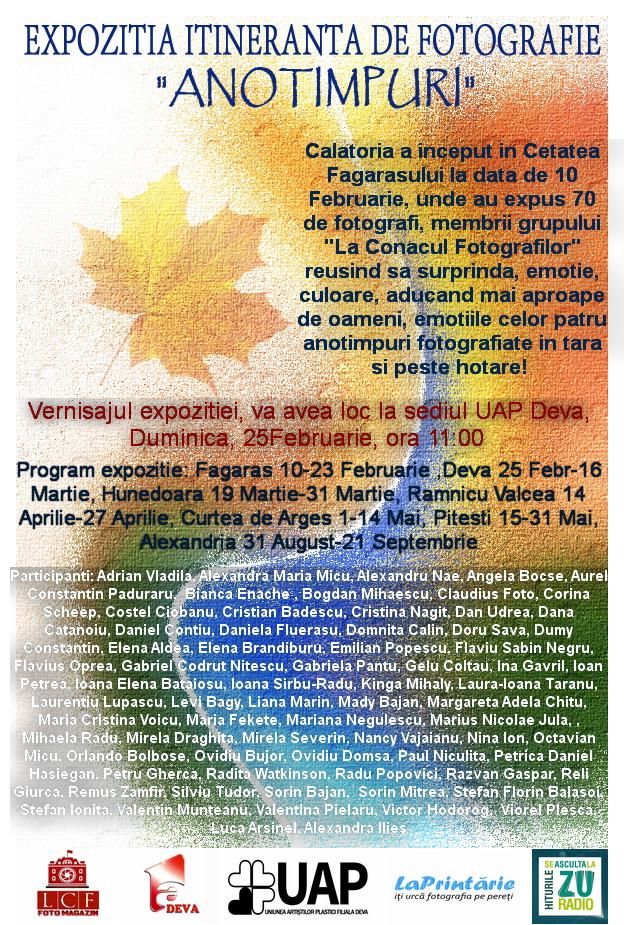 Expozitia itineranta de fotografie: "ANOTIMPURI"