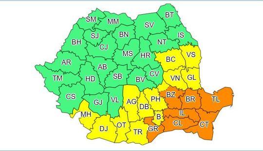 România, lovită puternic de iarnă! Meteorologii au făcut anunţul: COD PORTOCALIU DE VREME REA: ger, ninsori, viscol