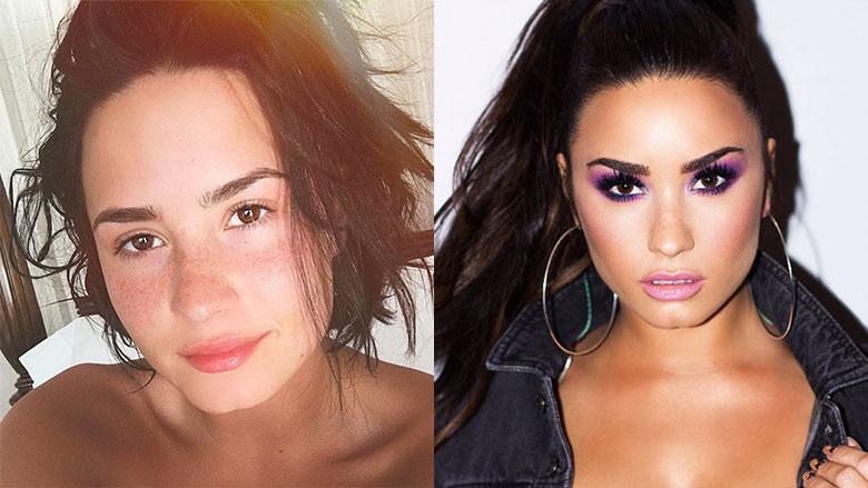 Wow! Chiar sunt de nerecunoscut! Cele zece vedete care arată total diferit, fără machiaj - Galerie foto