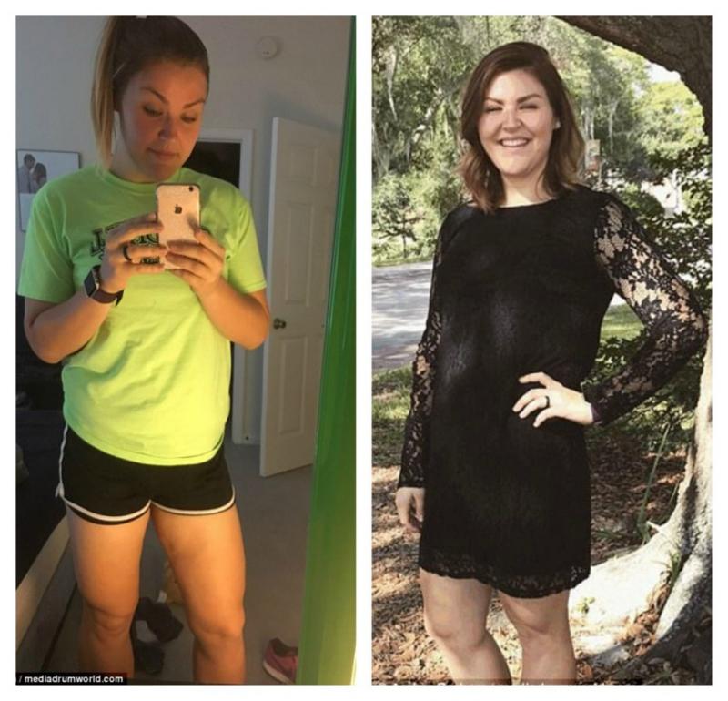O tânără a refuzat operația de micșorare a stomacului și a slăbit singură 45 de kg! Dieta ei, mai simplă decât crezi!