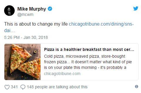 La așa ceva nu ne-am fi așteptat! Un nutriționist spune că pizza, la micul-dejun, este mai sănătoasă decât o porție de cereale