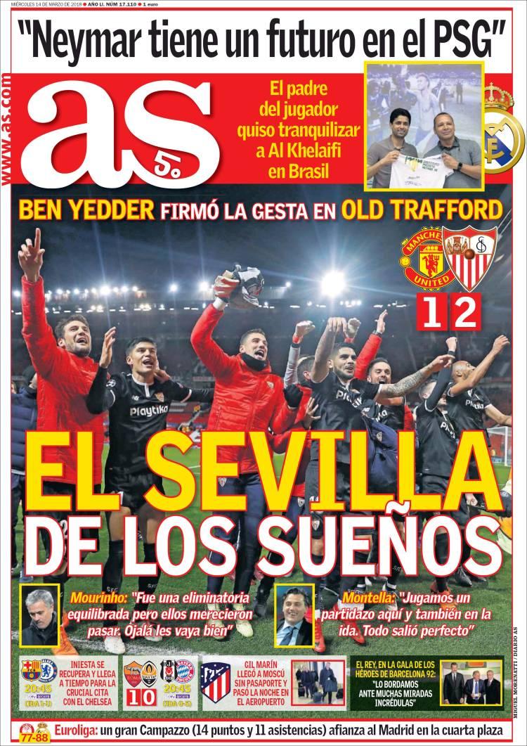 Revista presei sportive, 14.03.2018: Gigi Becali și-a găsit nașul în Liga 1; BIG BEN îl elimină pe marele Jose Mourinho din Liga Campionilor