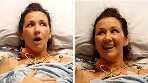 Cel mai emoționant zâmbet. Prima reacție a unei femei, după transplantul de plămâni: ,,Oh, Doamne, pot respira! Tot aerul ăsta e al meu!”