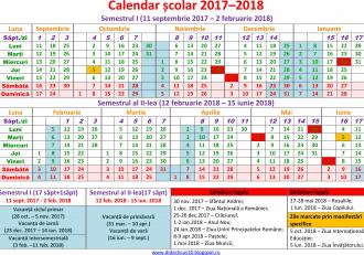 Calendar Scolar 2018 2019 Adea Scoala Gimnaziala Olosz Lajos Adea