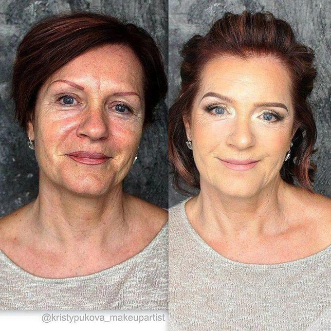 Un make-up artist reușește să întinerească femeile cu 20 de ani! GALERIA FOTO care îți va tăia răsuflarea!