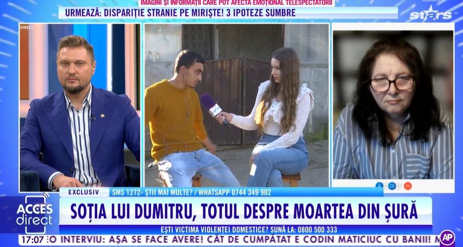 Acces Direct: Soția bărbatului decedat în condiții suspecte, declarații despre ultimele clipe; ar fi fost surprins cu partenera unui vecin