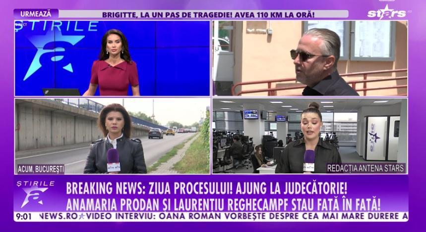 Anamaria Prodan şi Laurenţiu Reghecampf îşi continuă procesul în instanţă