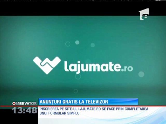 Lajumate Ro Un Nou Site De Anunţuri Gratis La Televizor