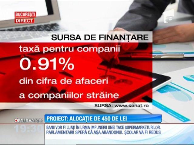 Alocaţia De Stat Ar Putea Creste La 450 De Lei Pe Lună Din 2017