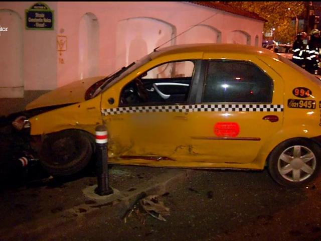 Accident Produs De Un Sofer De 18 Ani In Capitală Un Taxi S A Izbit De Un Gard
