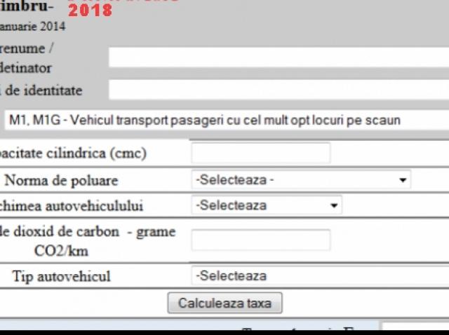 Calculator Taxă Auto 2018 Află Cat Vei Plăti Pentru Orice Masină Tot Ce Trebuie Să Stii Despre Timbrul De Mediu Antena 1