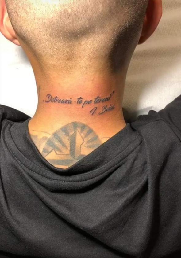 Gest suprem făcut de Alex Mitriță în memoria lui Ilie Balaci! Ce și-a scris pe piele! Imaginea e virală!