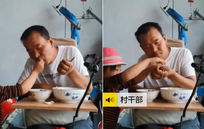 Jia Jia! Îngerașul de șase ani care are grijă, singură, de tatăl său, paralizat, după ce mama i-a abandonat!