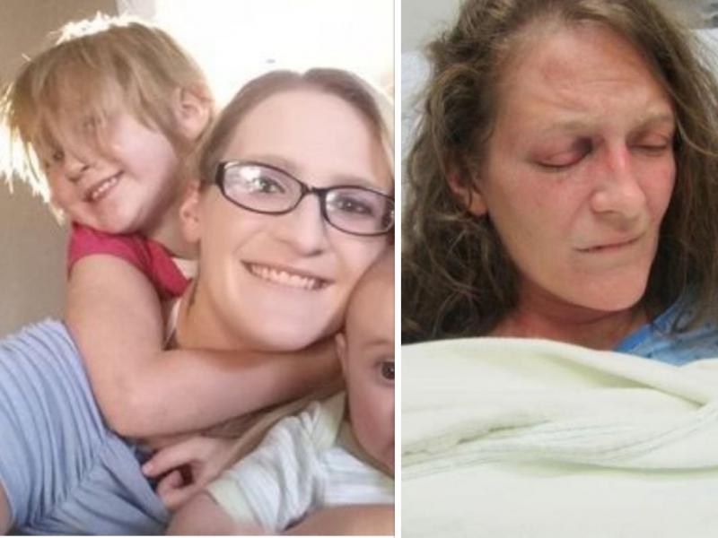 Clipe de groază pentru o mămică! Femeia a fost lovită și înjunghiată de băiețelul ei în vârstă de 2 ani. ,,Vei vedea cu ochii tăi cum fiul tău te omoară''