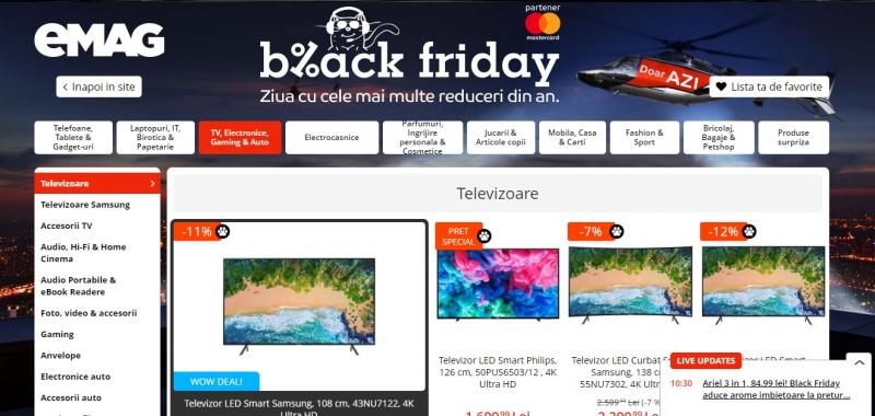 Black Friday 2018. Cataloage și Oferte Magazine România