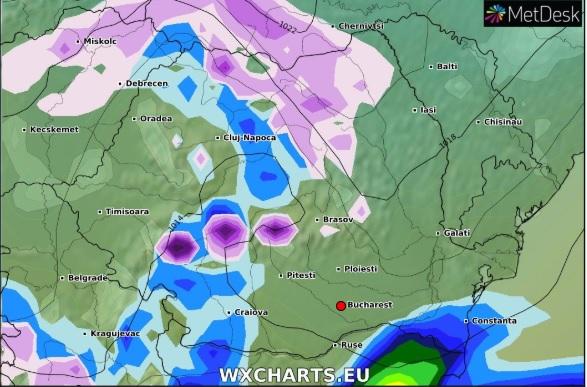Vine URGIA peste România! Stratul de zăpadă va depăși un metru în câteva zile