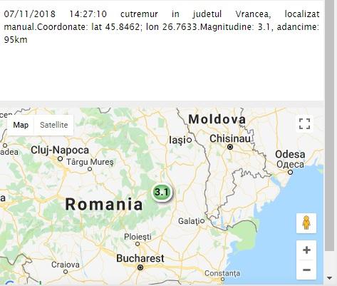 Cutremur în România, în urmă cu puțin timp! Ce magnitudine a avut