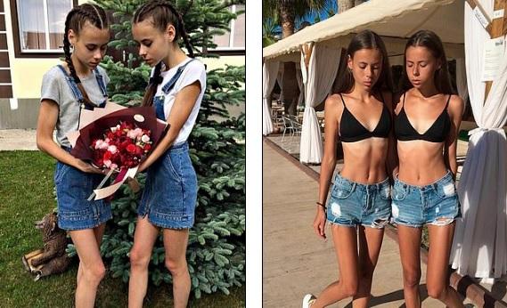 Dorința de a fi „modele perfecte” le-a adus la un pas de moarte! Mama lor este disperată. „Alergam după ele să le conving să mănânce” – FOTO