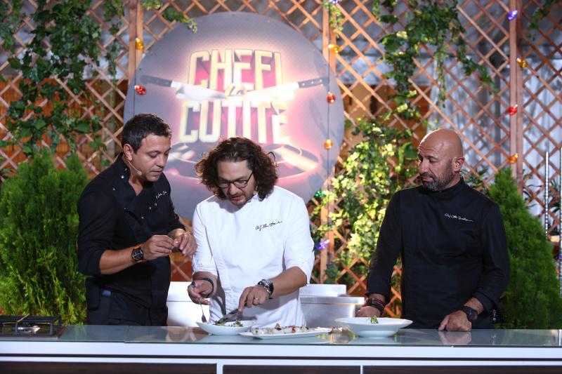 Florin Dumitrescu a dat CUȚITUL DE AUR! Povești puternice de viață, demonstrații de patriotism și mesaje din alte lumi, în ediția de marți „Chefi la cuțite”