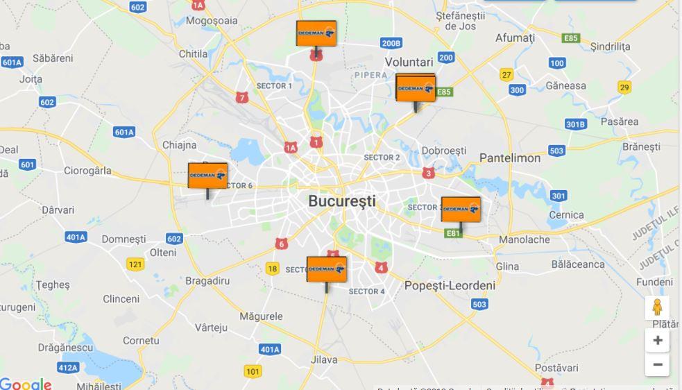 harta bucuresti valea cascadelor Magazine Dedeman în București. Care este cel mai apropiat de 