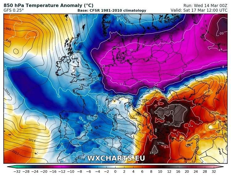 METEO, duminică 18 martie. Cum ne va afecta aerul polar care va lovi țara noastră.