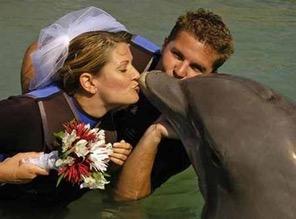 Trei casatorii ciudate: cu el insusi, cu un pod si cu un delfin!