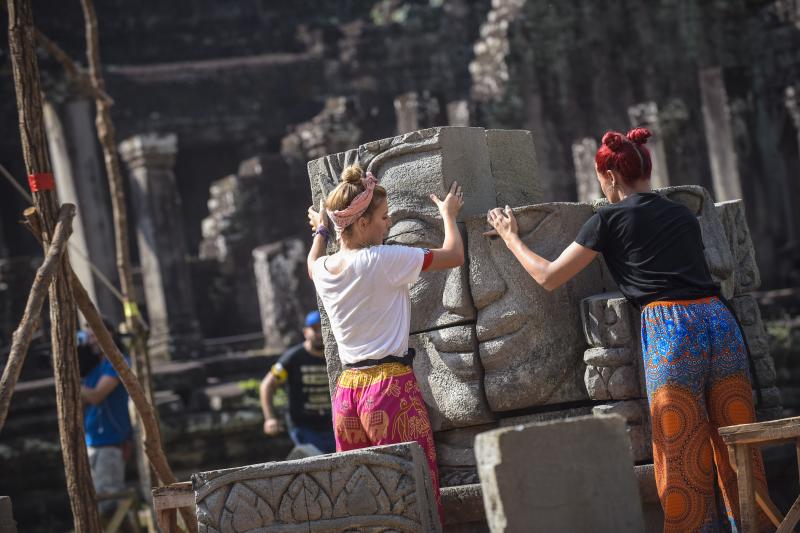 Ana și Raluka au dansat de fericire! Ultimul joc din Cambodgia le-a adus prima amuletă: "E minunat să c&acirc;știgi!"