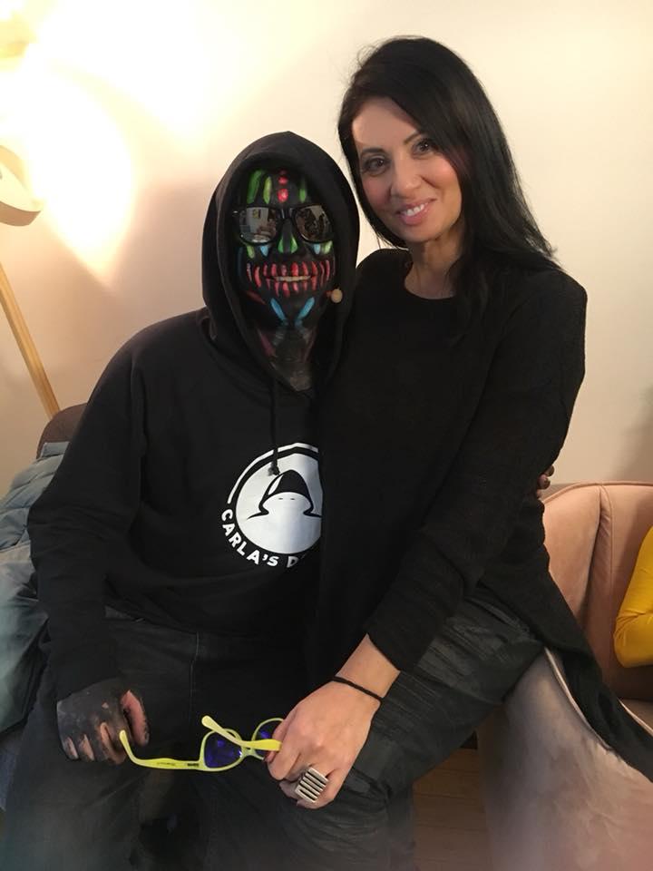 Antonia, vizitată de mama sa la filmările ”The Four – Cei 4”