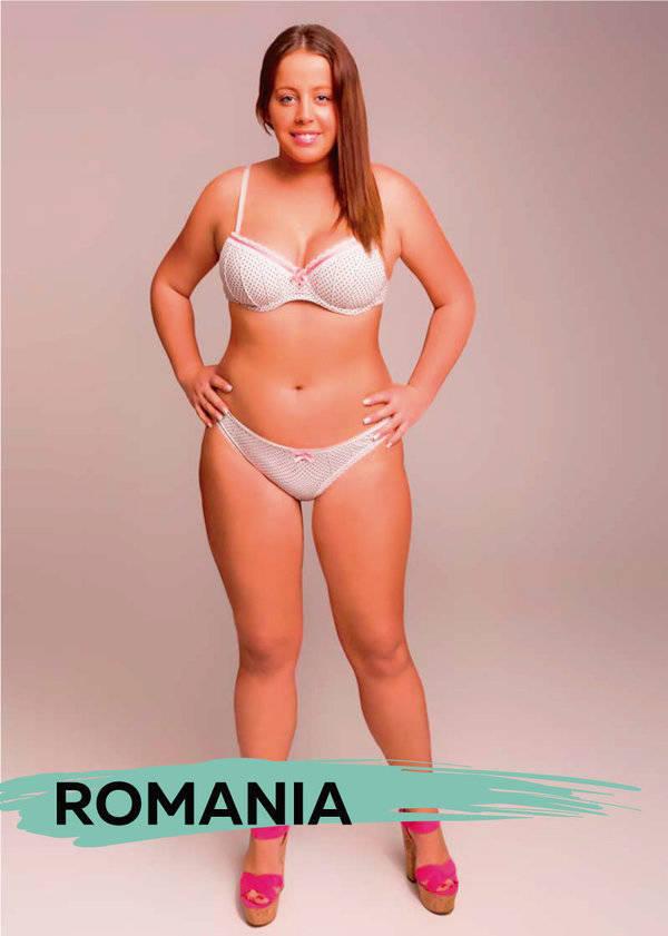 Cum arată o femeie cu un corp perfect în funcție de țară. Supriză mare la România! Vi se pare că se potrivește?