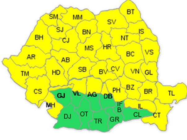 Vremea se strică! Prognoza meteo pentru săptămâna viitoare