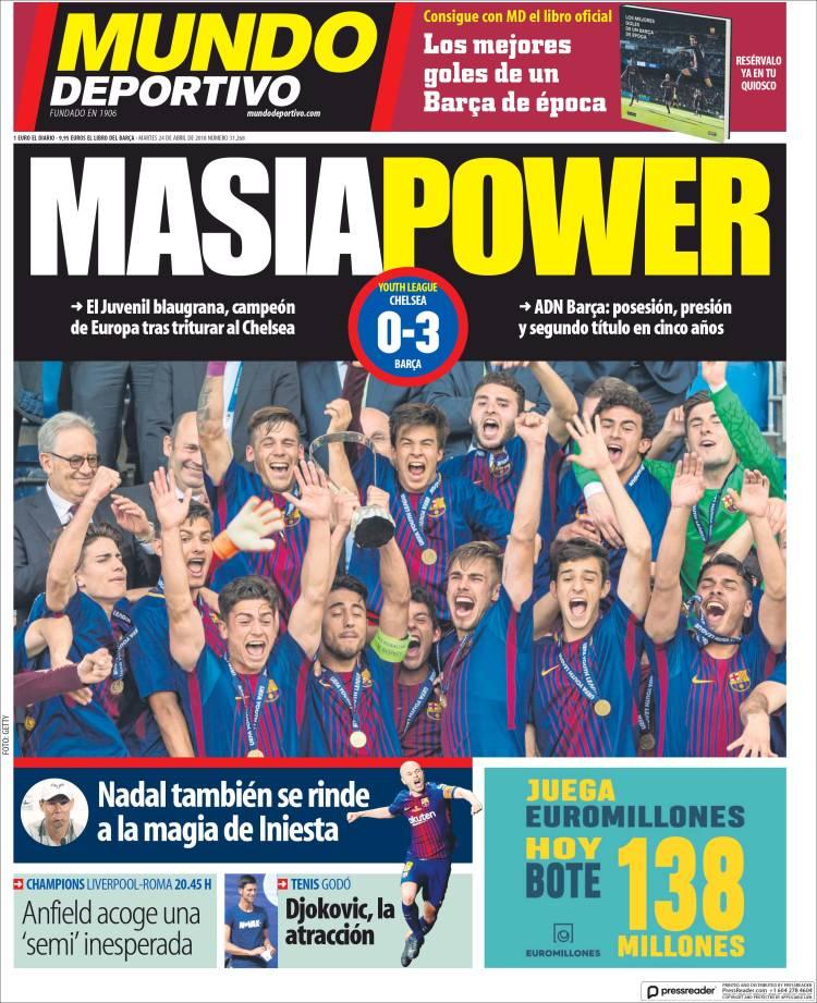 Revista presei sportive, 24.04.2018. Surpriză uriașă: cine poate arbitra derby-ul FCSB-CFR; Messi a bătut recordul secolului; Salah vs. trecut în Liverpool-Roma