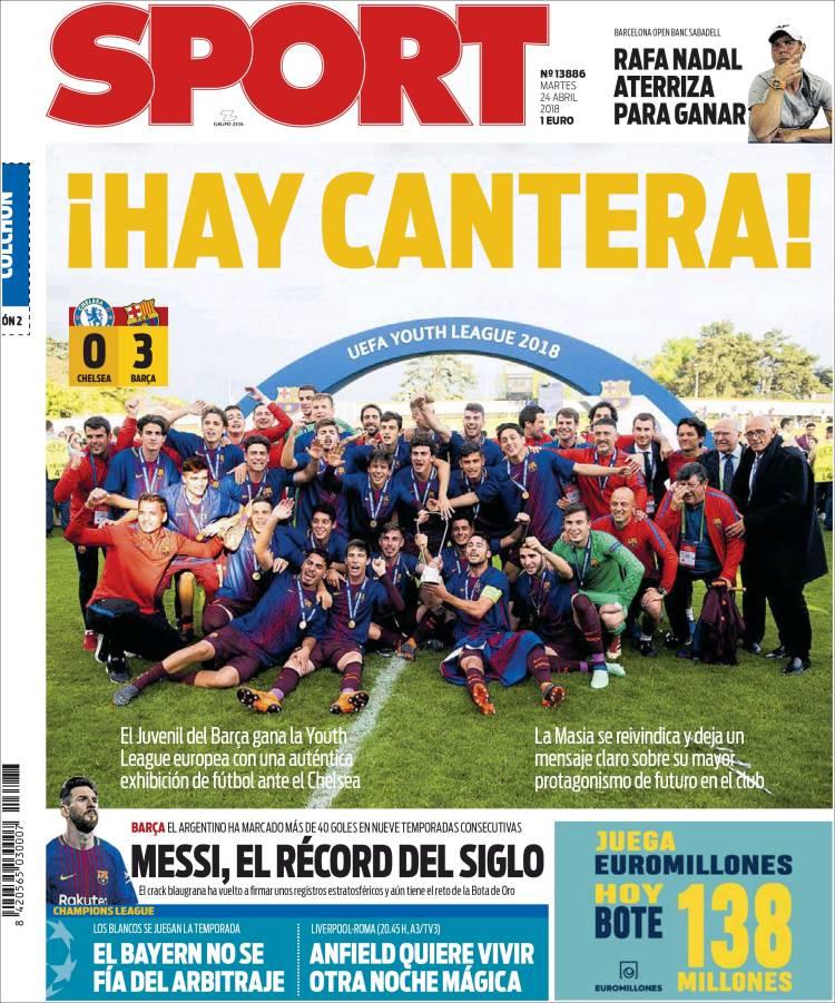 Revista presei sportive, 24.04.2018. Surpriză uriașă: cine poate arbitra derby-ul FCSB-CFR; Messi a bătut recordul secolului; Salah vs. trecut în Liverpool-Roma