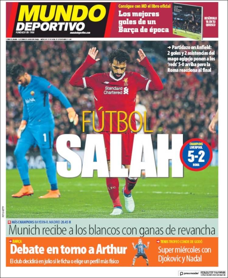 Revista presei sportive, 25.04.2018: respect suprem pentru suporteri UTA-Poli; Real visează la un ”Cristianer Fest” în Ligă; Messi, noul căpitan al Barcelonei