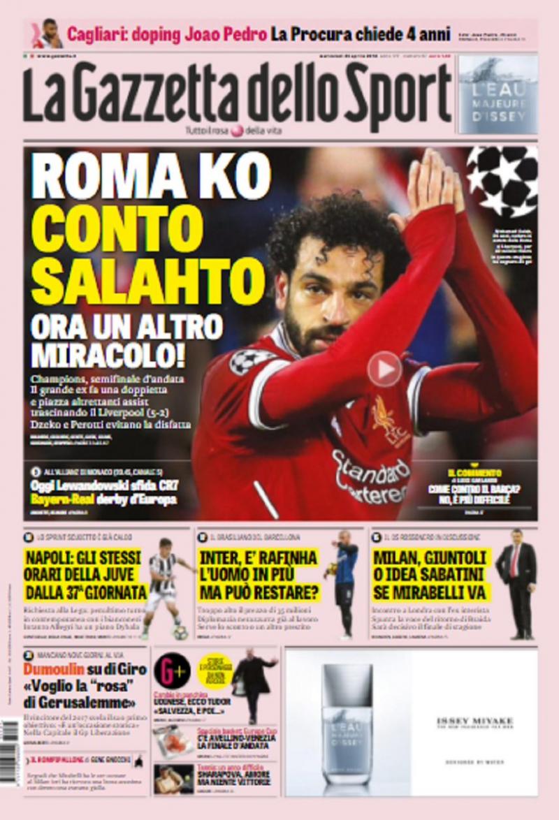 Revista presei sportive, 25.04.2018: respect suprem pentru suporteri UTA-Poli; Real visează la un ”Cristianer Fest” în Ligă; Messi, noul căpitan al Barcelonei