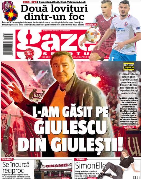 Revista presei sportive, 26.04.2018: Juventus rămâne fără antrenor dacă pierde titlul; catalanii acuză Realul că a câștigat cu arbitrii; Griezmann, chemat la Barcelona de jucători