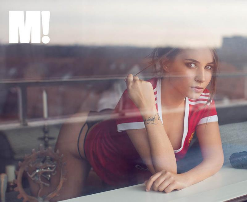 UNA PE ZI! Katrina Maria, fana lui Manchester United care pozează sexy după fiecare succes al trupei lui Mourinho!