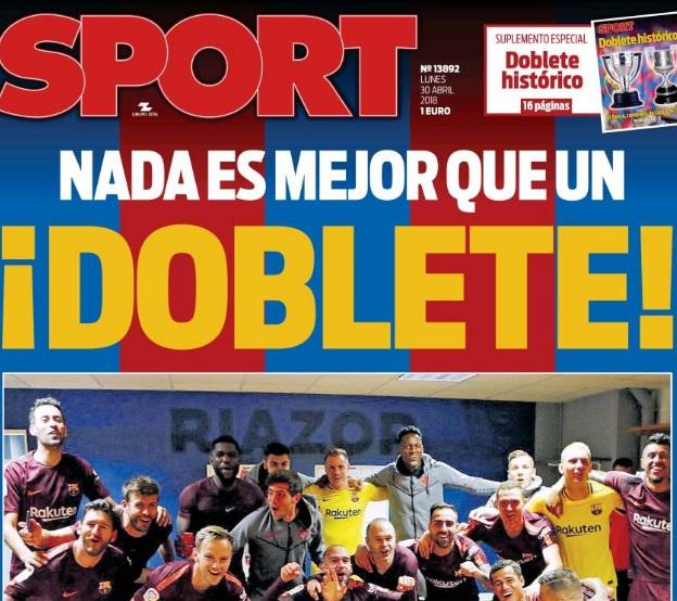 Revista presei sportive, 30.04.2018: Copy-paste în FCSB-CFR Cluj; Weekend crunt pentru Vlad Chiricheș; Messi, zeu în Catalonia și în ziarele din Madrid;
