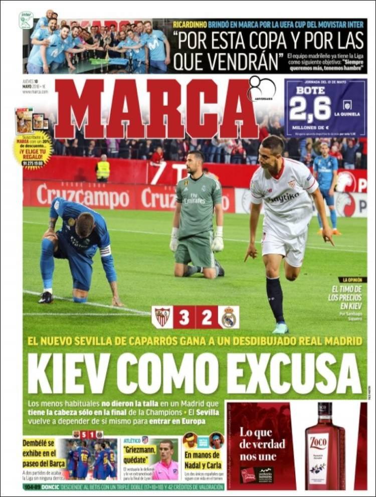 Revista presei sportive, 10.05.2018: finalistă în Cupă, Craiova primește FCSB într-un vulcan; Barcelona nu mai vede Realul în clasament, Sergio Ramos, one-man show în Sevilla-Real
