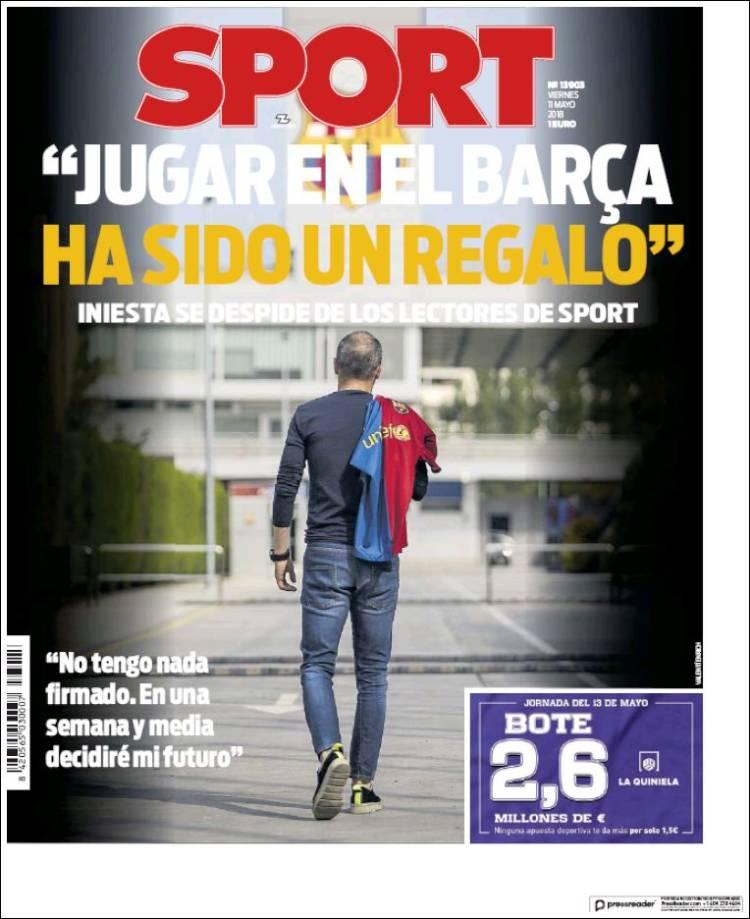 Revista presei sportive, 11.05.2018: CSM București luptă pentru finala Ligii Campionilor; telenovela ”Neymar la Real Madrid” continuă; Iniesta vorbește despre cei 22 de ani la Barcelona