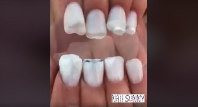 Cele mai bizare modele de unghii se poartă acum! Ți-ai face așa ceva? - VIDEO