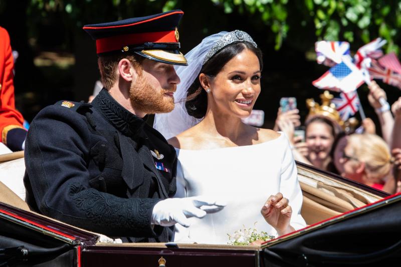 Nunta regala în imagini. Cum își scriu Meghan Markle și Prințul Harry povestea