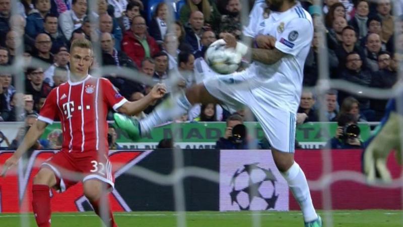 Real Madrid, în finala Ligii Campionilor după un nou arbitraj ”de casă”. Reacția lui Marcelo după faza în care a atins mingea cu mâna