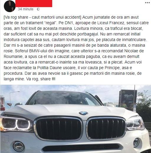 BREAKING NEWS. Principele Nicolae, implicat într-un accident rutier? „Principele a fugit de la locul accidentului!”