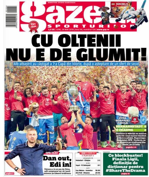 Revista presei sportive, 28.05.2018: Edi Iordănescu revine în Liga 1 la cea mai tare echipă; Gareth Bale, transferul anului în Europa