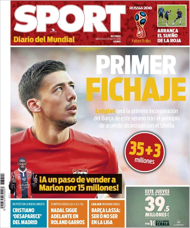 Revista presei sportive, 30.05.2018: Probleme financiare la granzii Ligii 1; Barcelona dă prima lovitură pe piața transferurilor; Ronaldo a ”dispărut” de la Madrid